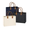 URBAN Felt 2 Tone Tote Bag - L- GTTG105