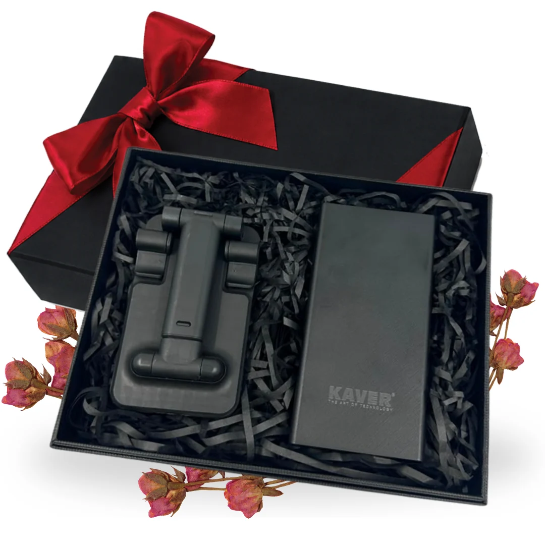 Digital Essentials 2 in 1 Gift Set – Phone Holder & Power Bank