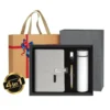4 In 1 Gift Set Notebook, Flask, Thumb Drive & Pen - BOX 09119
