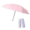 Mini UV Folding Umbrella with Hard Case - YY01